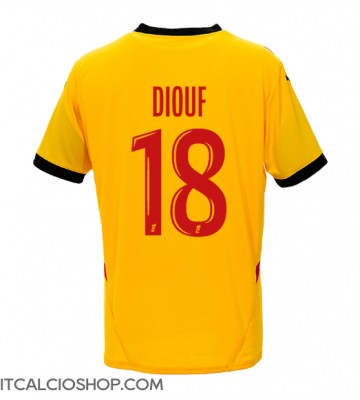 RC Lens Andy Diouf #18 Prima Maglia 2024-25 Manica Corta